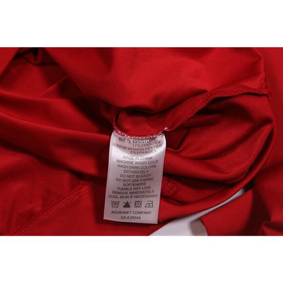 Footjoy The Golf Club at Middle Bay Red 1/4 Quarter Zip Pullover Medium - Picture 8 of 8